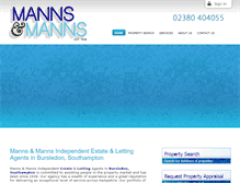Tablet Screenshot of mannsandmanns.co.uk